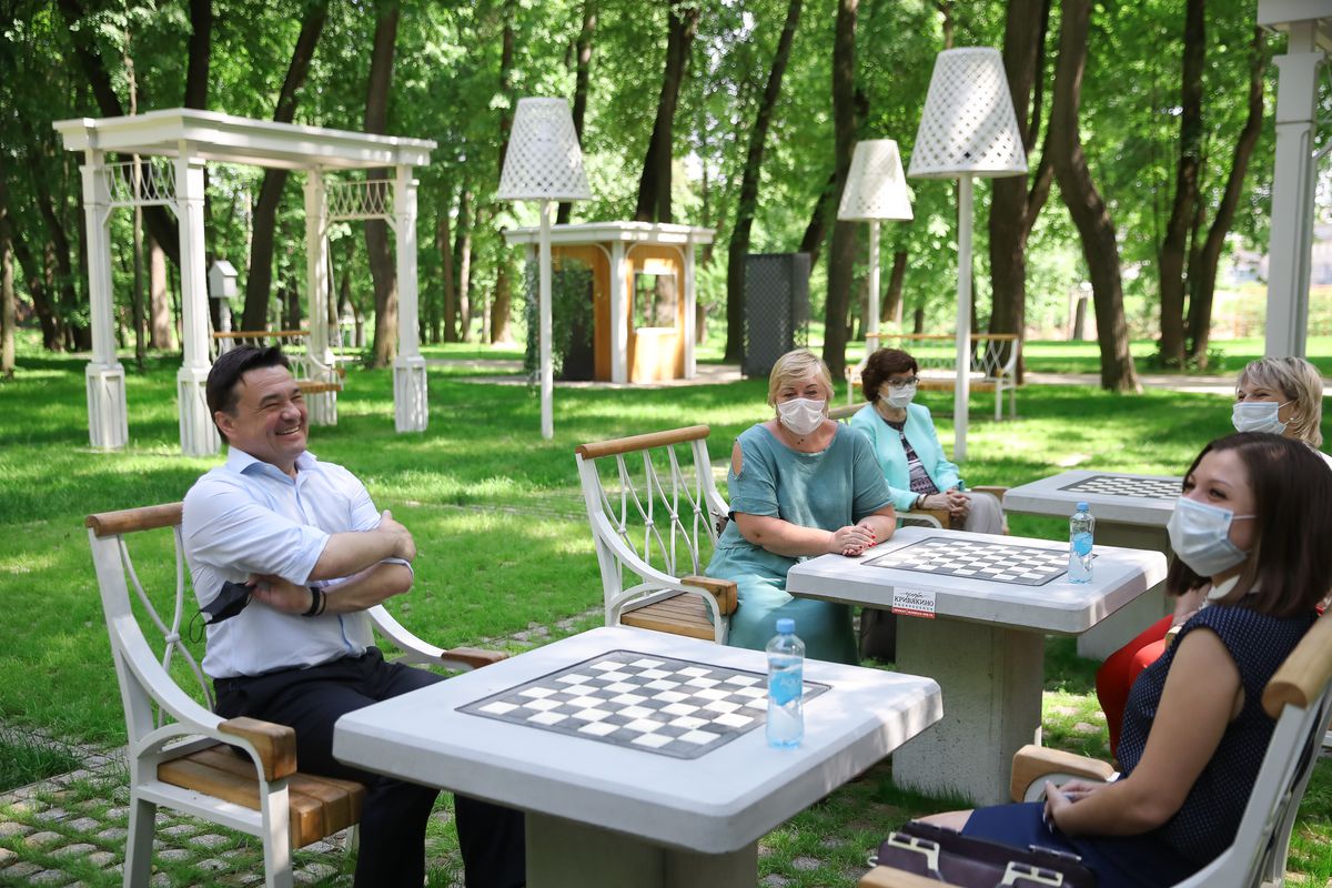 Андрей Воробьев губернатор московской области - Новая зона отдыха для всех возрастов. Поездка в Воскресенск